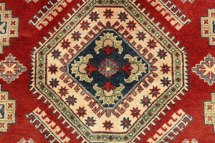 Firebrick Kazak 5' 2 x 6' 6 - No. 67613 - ALRUG Rug Store