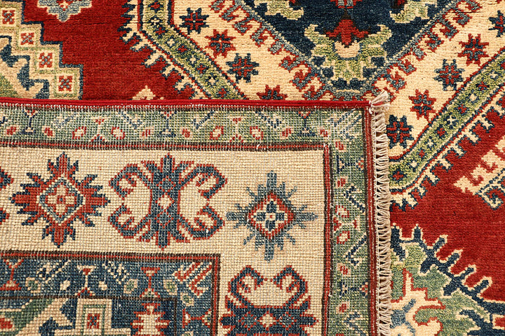 Firebrick Kazak 5' 2 x 6' 6 - No. 67613 - ALRUG Rug Store