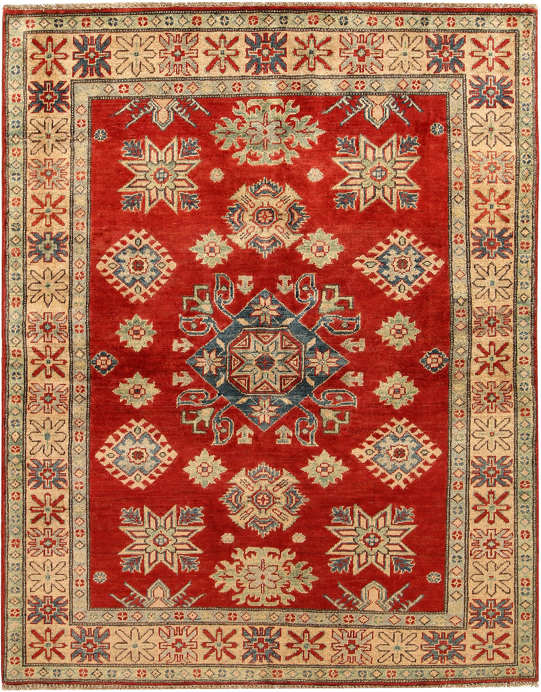 Firebrick Kazak 4' 8 x 6' 1 - No. 67614 - ALRUG Rug Store