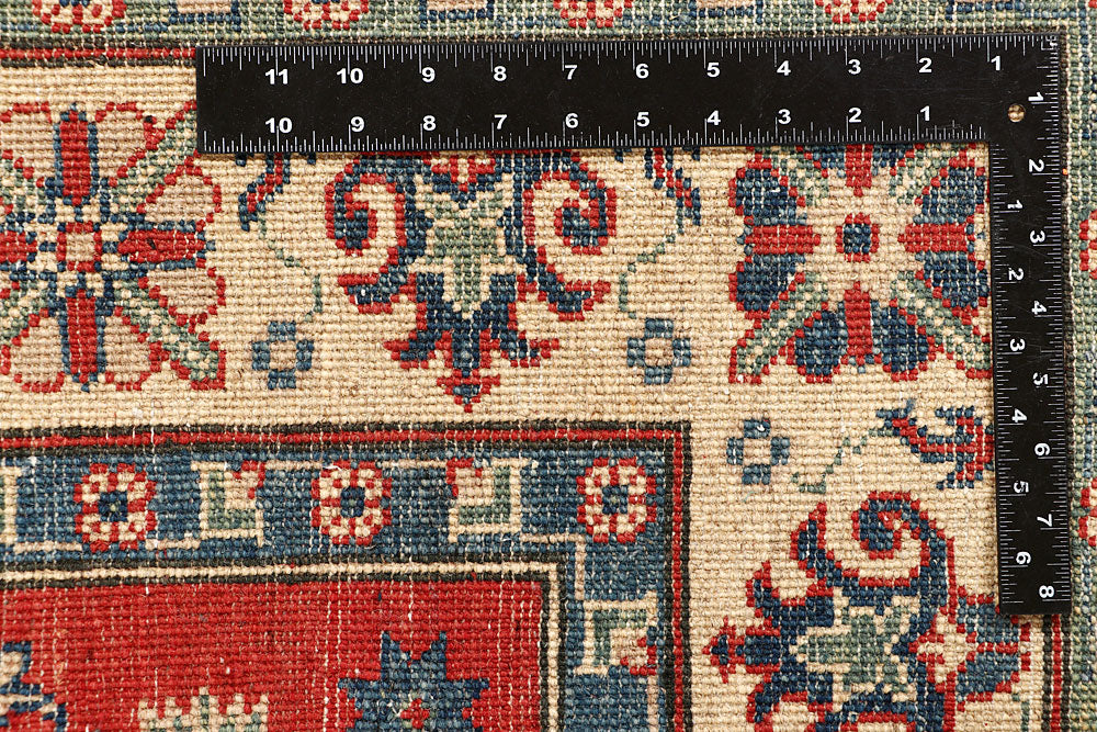 Firebrick Kazak 5' 1 x 6' 3 - No. 67615 - ALRUG Rug Store