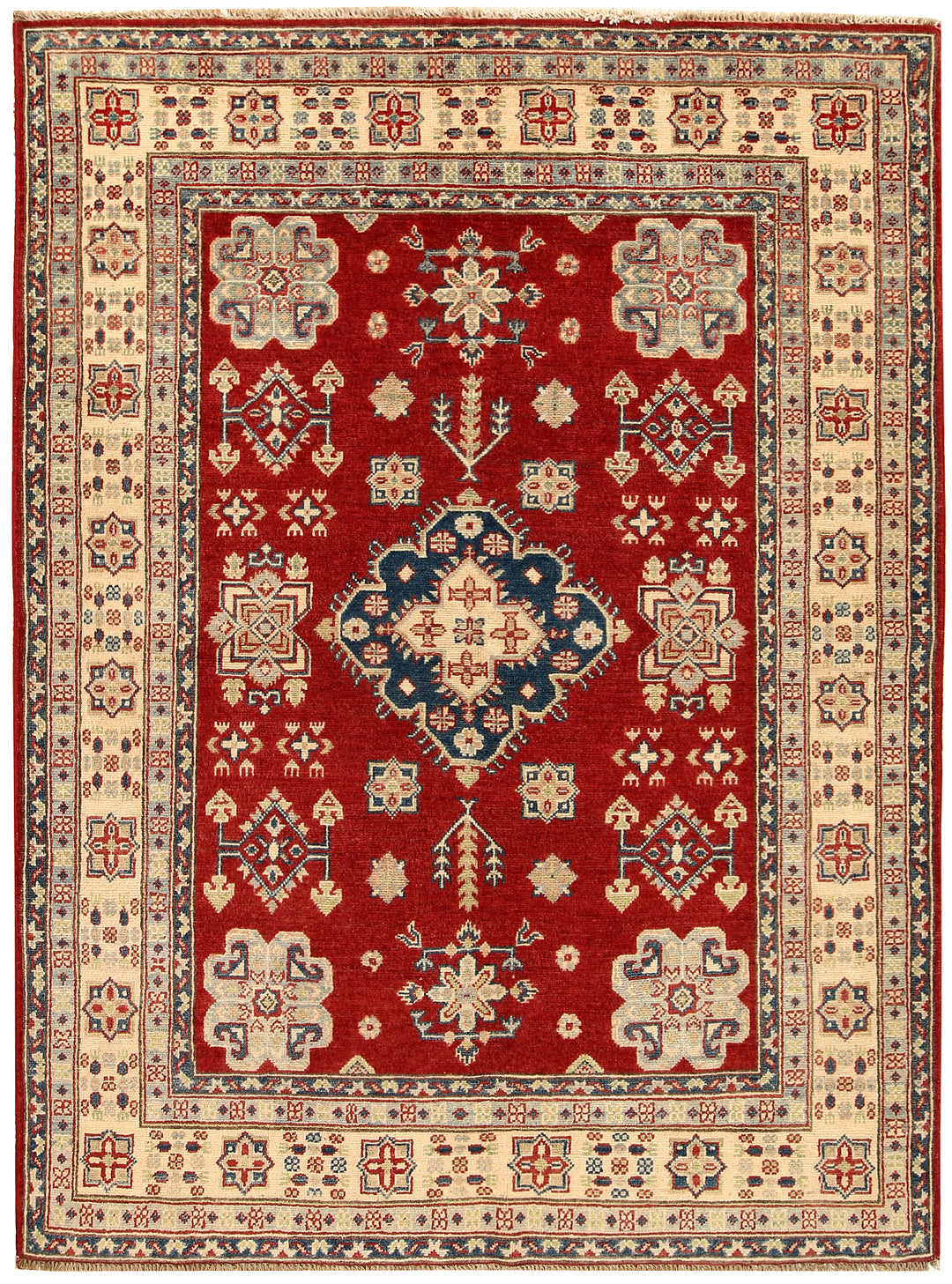 Firebrick Kazak 5' 1 x 6' 8 - No. 67616 - ALRUG Rug Store