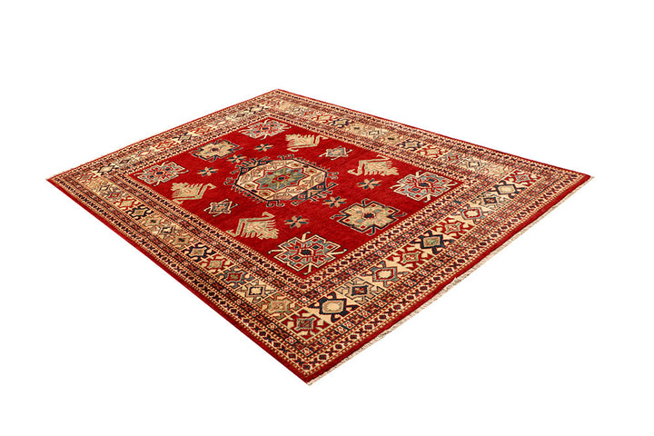 Firebrick Kazak 4' 10 x 6' 9 - No. 67617 - ALRUG Rug Store