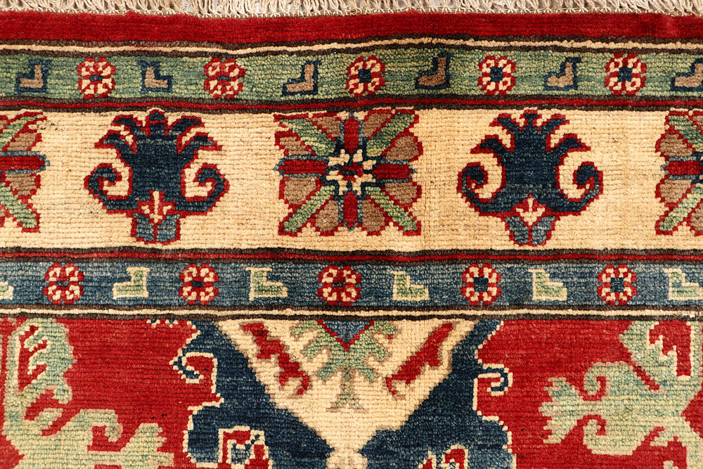 Firebrick Kazak 4' 11 x 7' 2 - No. 67618 - ALRUG Rug Store