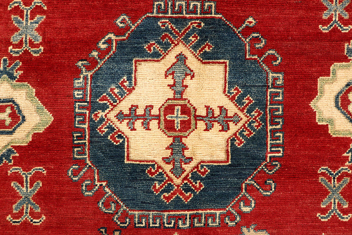 Firebrick Kazak 4' 11 x 7' 2 - No. 67618 - ALRUG Rug Store