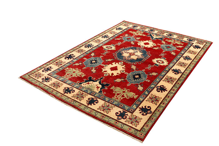 Firebrick Kazak 4' 11 x 7' 2 - No. 67618 - ALRUG Rug Store