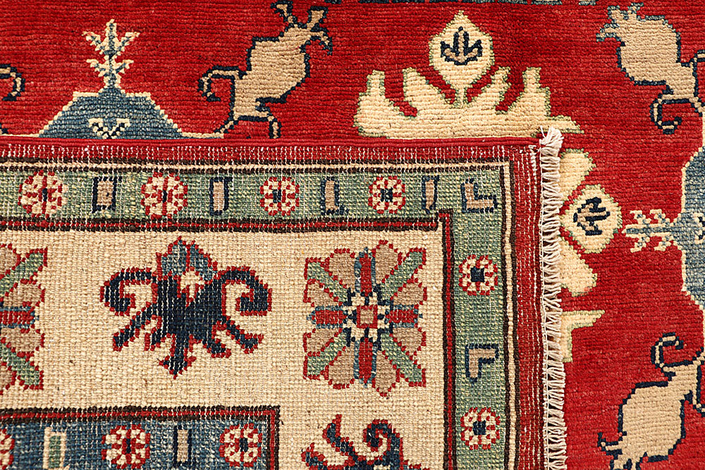 Firebrick Kazak 4' 11 x 7' 2 - No. 67618 - ALRUG Rug Store