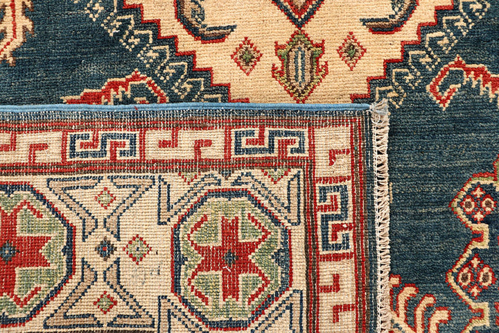 Cadet Blue Kazak 5' 1 x 6' 10 - No. 67619 - ALRUG Rug Store