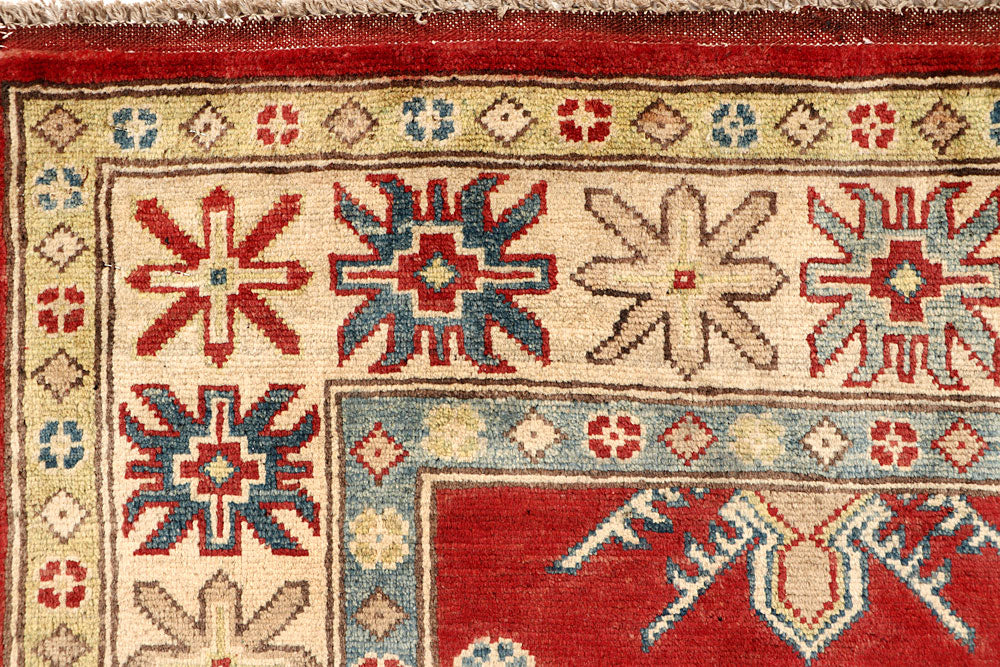 Firebrick Kazak 4' 10 x 6' 7 - No. 67620 - ALRUG Rug Store