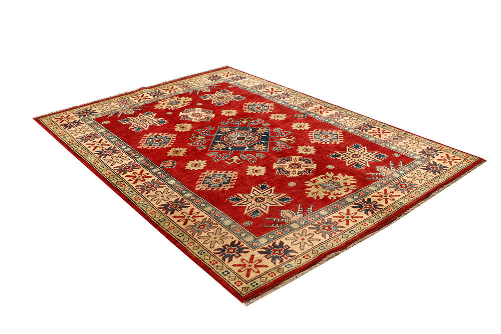 Firebrick Kazak 4' 10 x 6' 7 - No. 67620 - ALRUG Rug Store