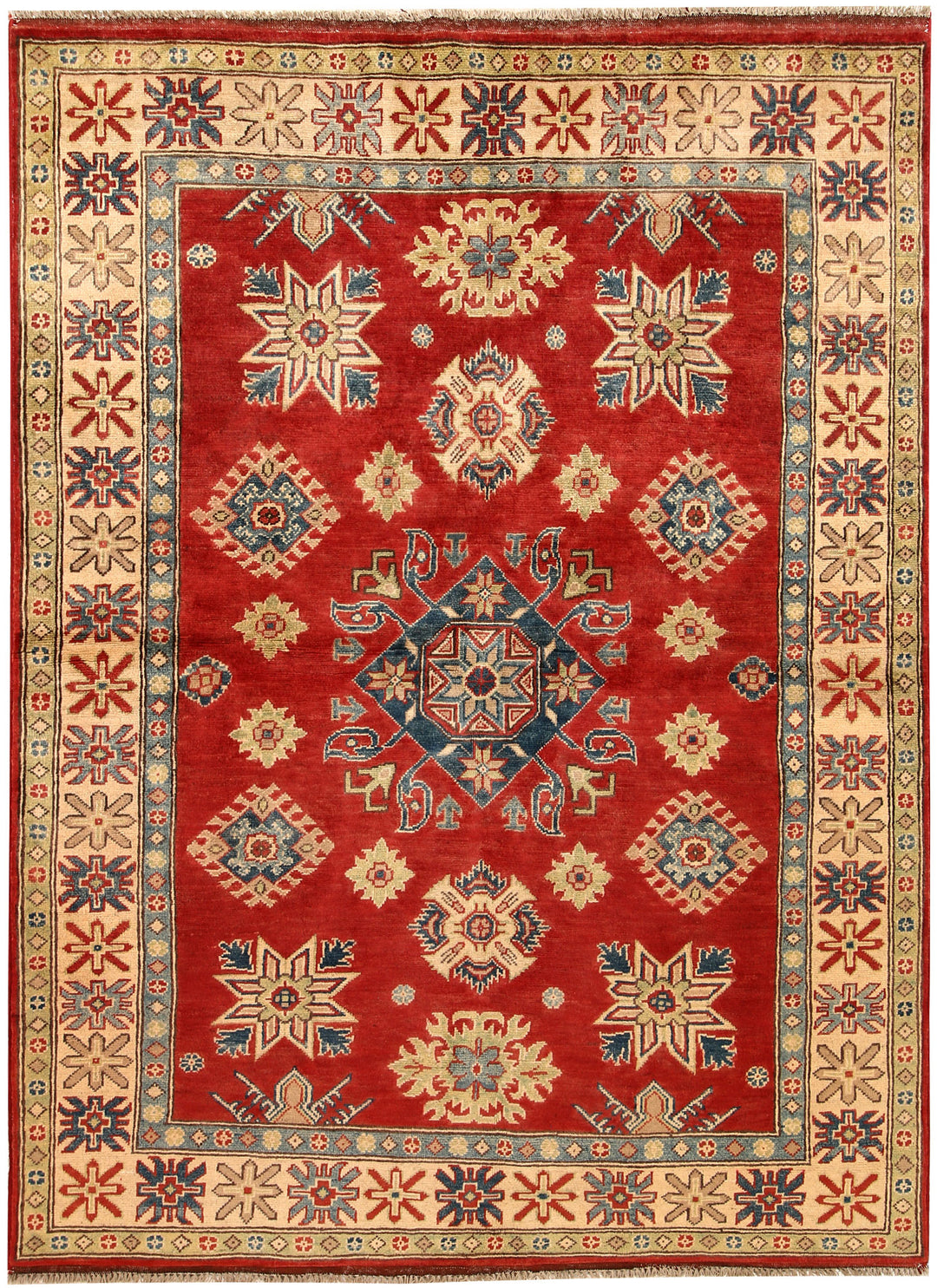 Firebrick Kazak 4' 10 x 6' 7 - No. 67620 - ALRUG Rug Store