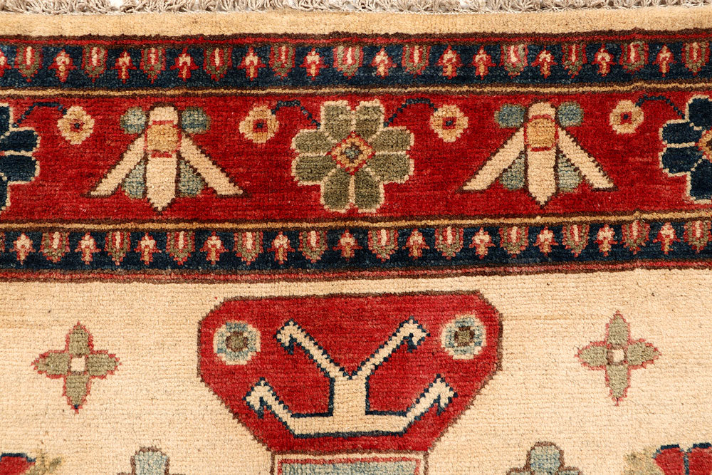 Blanched Almond Kazak 5' x 6' 10 - No. 67621 - ALRUG Rug Store