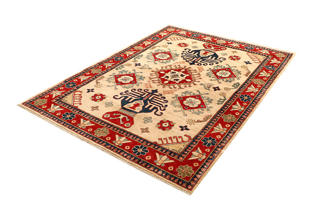 Blanched Almond Kazak 5' x 6' 10 - No. 67621 - ALRUG Rug Store