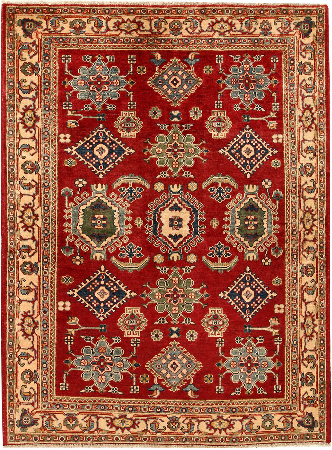 Firebrick Kazak 4' 11 x 6' 8 - No. 67622 - ALRUG Rug Store