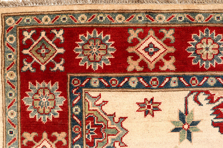 Blanched Almond Kazak 4' 9 x 6' 7 - No. 67623 - ALRUG Rug Store