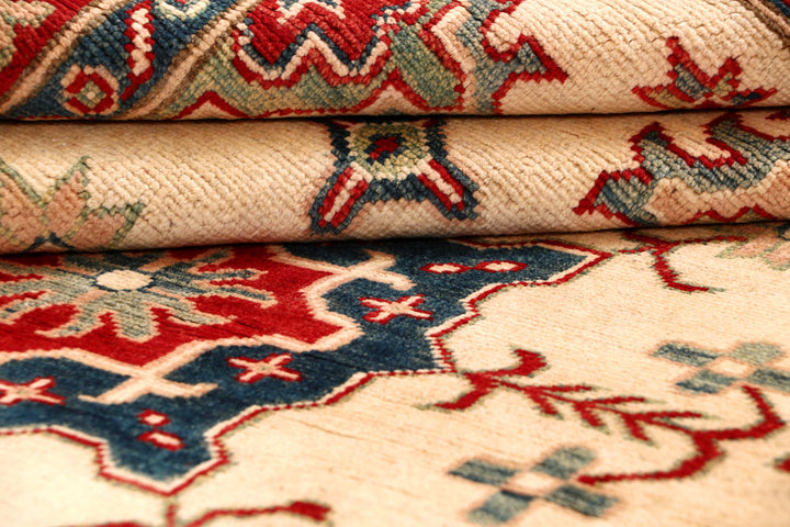 Blanched Almond Kazak 4' 9 x 6' 7 - No. 67623 - ALRUG Rug Store