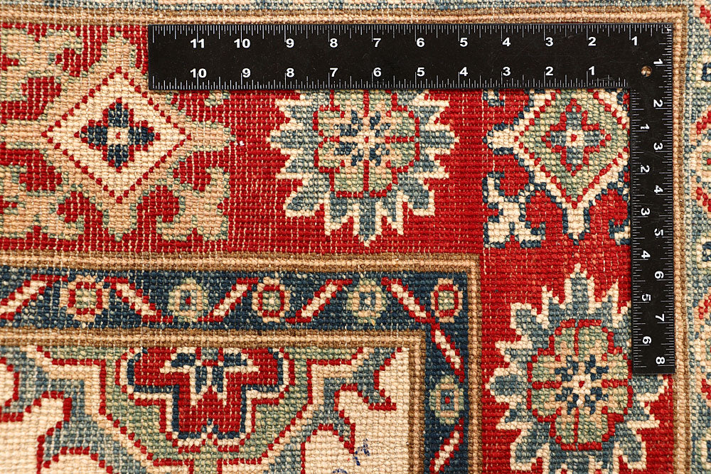 Blanched Almond Kazak 4' 9 x 6' 7 - No. 67623 - ALRUG Rug Store