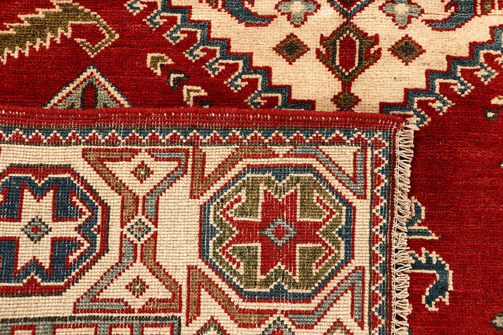 Firebrick Kazak 5' 1 x 6' 6 - No. 67624 - ALRUG Rug Store