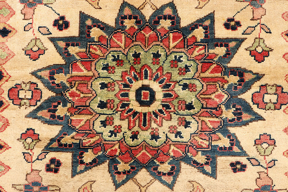 Blanched Almond Kazak 5' x 6' 4 - No. 67625 - ALRUG Rug Store