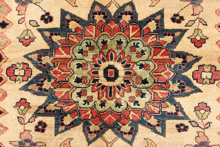 Blanched Almond Kazak 5' x 6' 4 - No. 67625 - ALRUG Rug Store