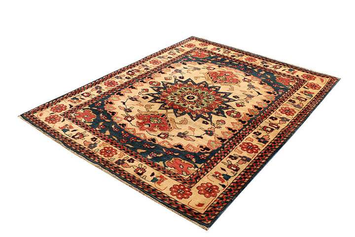 Blanched Almond Kazak 5' x 6' 4 - No. 67625 - ALRUG Rug Store