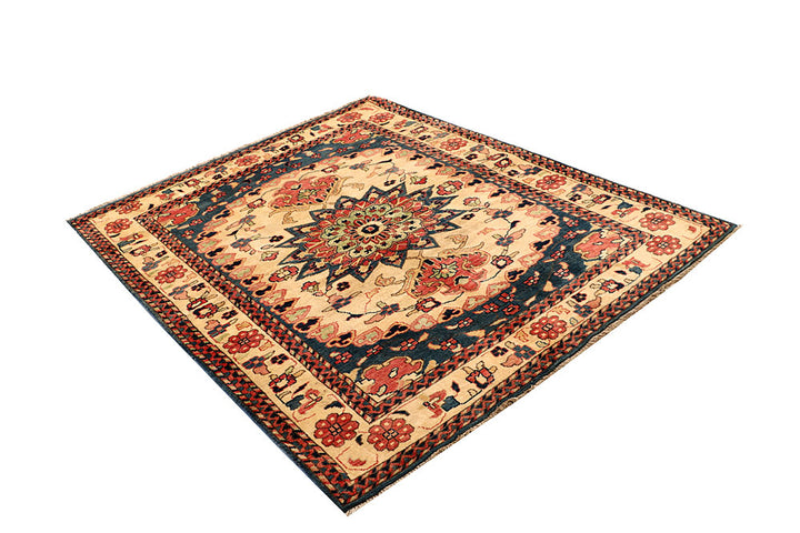 Blanched Almond Kazak 5' x 6' 4 - No. 67625 - ALRUG Rug Store