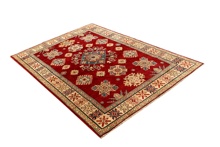 Firebrick Kazak 4' 11 x 6' 11 - No. 67626 - ALRUG Rug Store