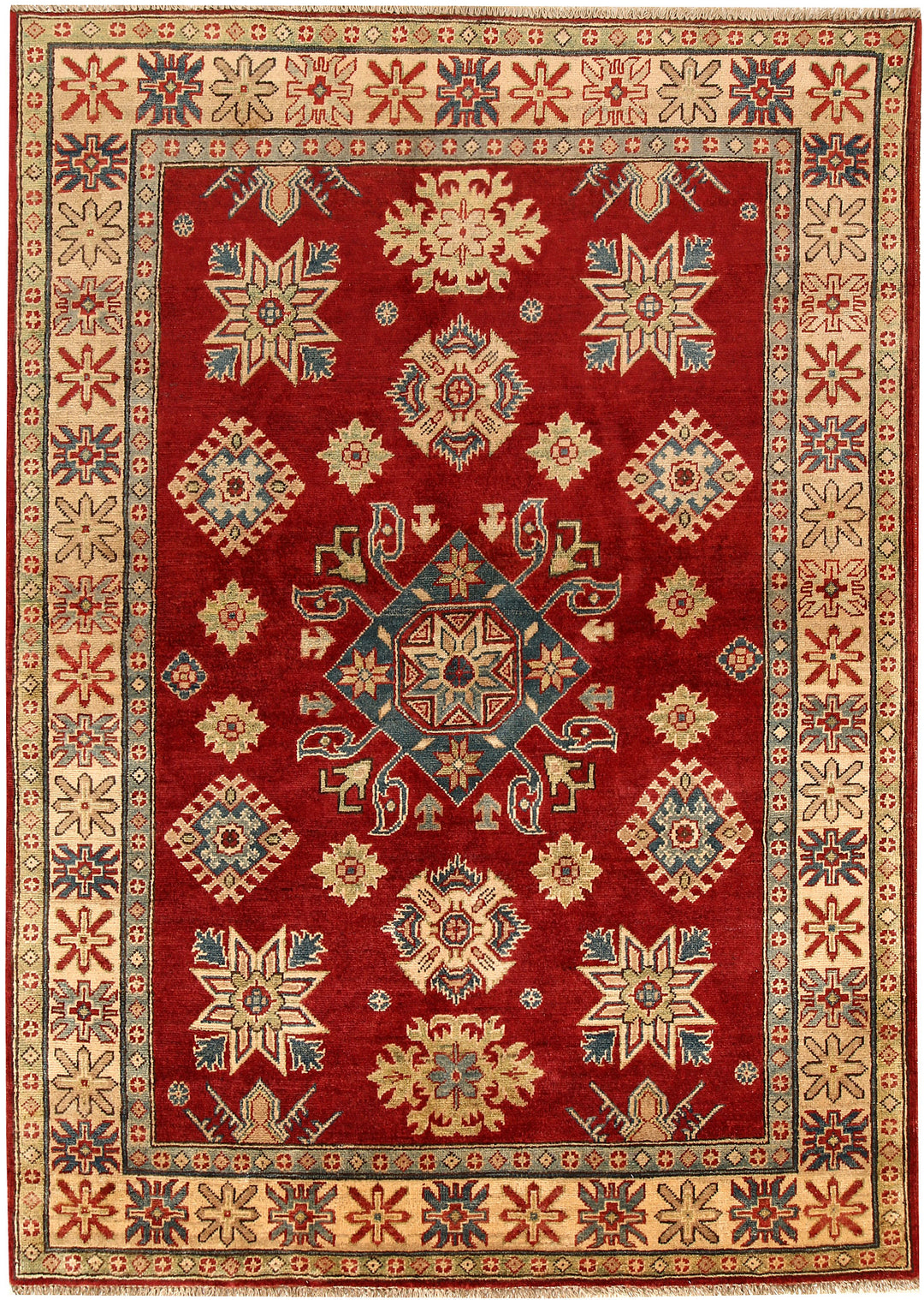 Firebrick Kazak 4' 11 x 6' 11 - No. 67626 - ALRUG Rug Store