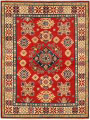 Red Kazak 4' 11 x 6' 7 - No. 67627 - ALRUG Rug Store