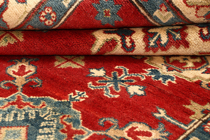 Firebrick Kazak 5' 1 x 6' 5 - No. 67628 - ALRUG Rug Store