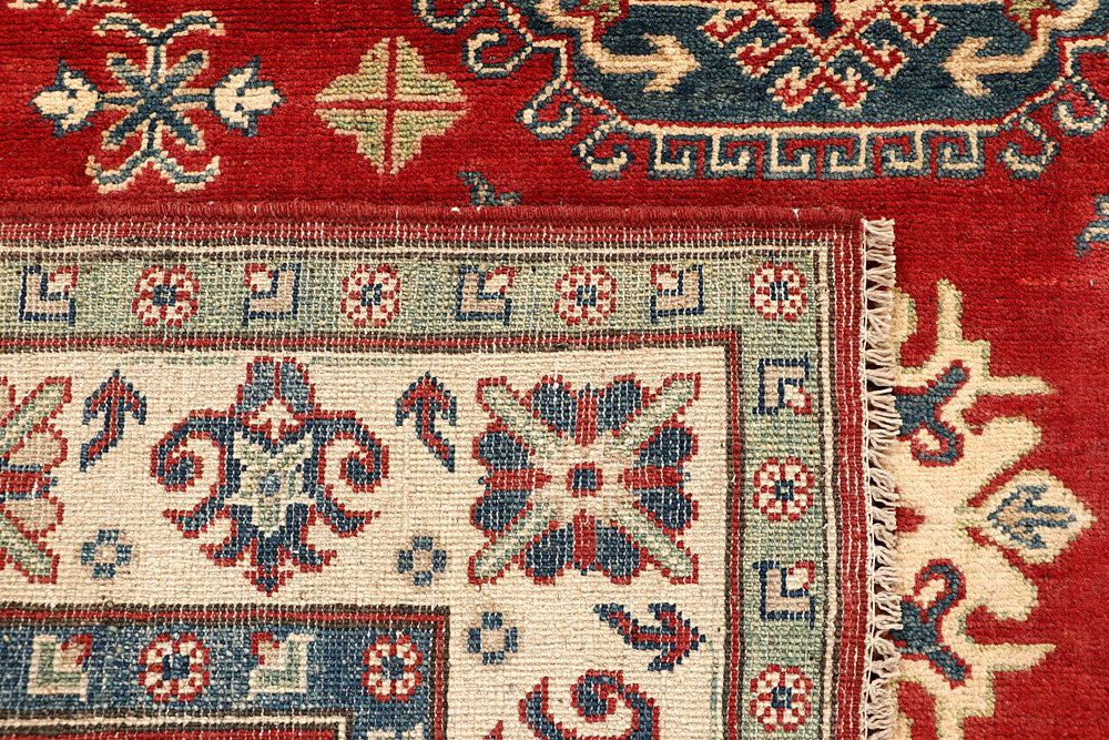 Firebrick Kazak 5' 1 x 6' 5 - No. 67628 - ALRUG Rug Store