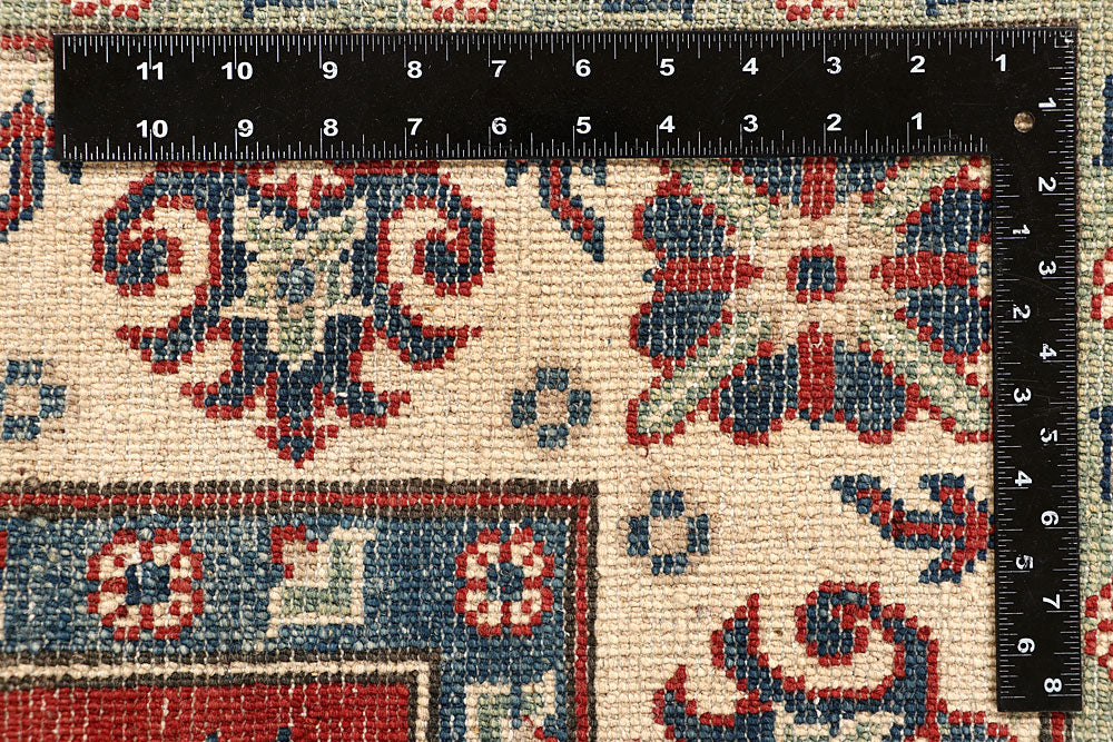 Firebrick Kazak 5' 1 x 6' 5 - No. 67628 - ALRUG Rug Store