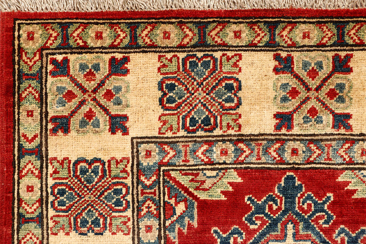 Firebrick Kazak 5' 2 x 6' 9 - No. 67629 - ALRUG Rug Store