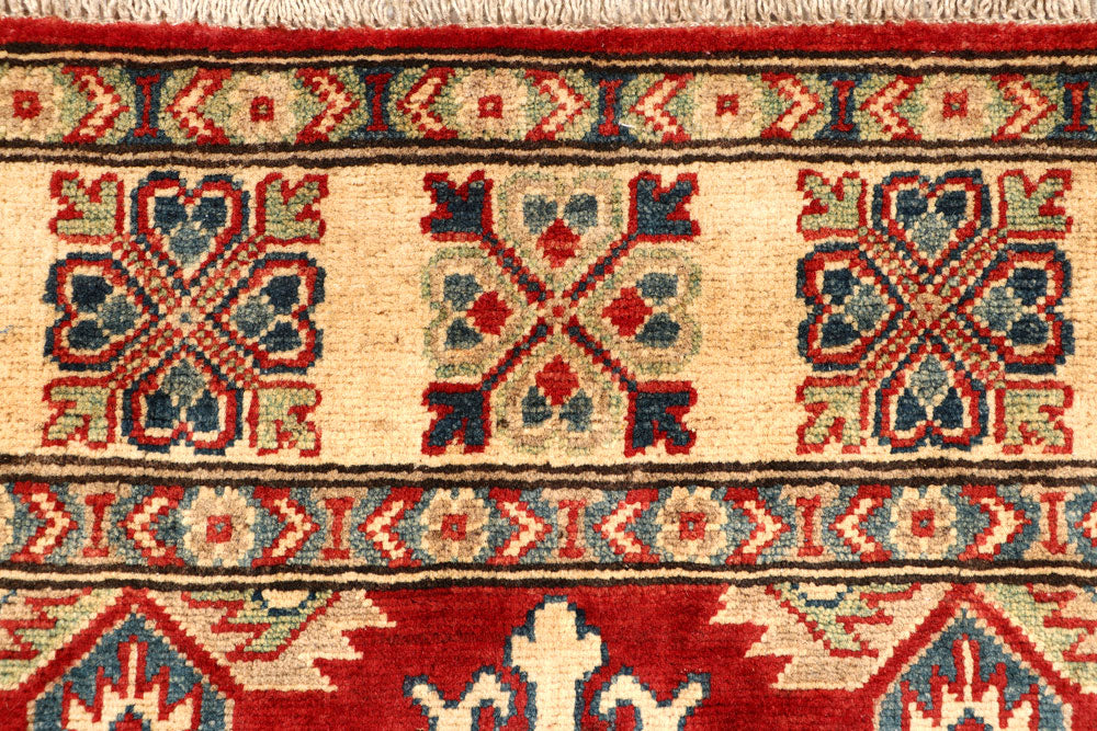 Firebrick Kazak 5' 2 x 6' 9 - No. 67629 - ALRUG Rug Store