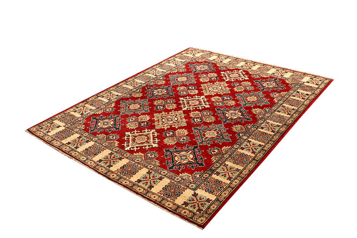 Firebrick Kazak 5' 2 x 6' 9 - No. 67629 - ALRUG Rug Store