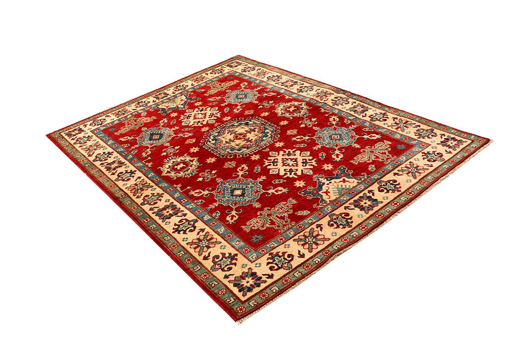 Firebrick Kazak 5' x 6' 7 - No. 67630 - ALRUG Rug Store