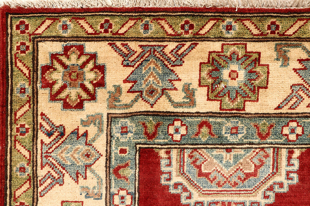 Firebrick Kazak 5' 1 x 6' 9 - No. 67631 - ALRUG Rug Store