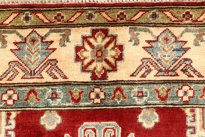 Firebrick Kazak 5' 1 x 6' 9 - No. 67631 - ALRUG Rug Store
