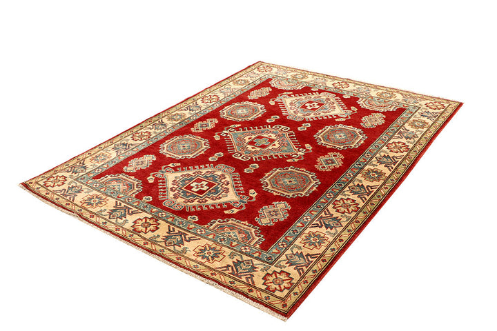 Firebrick Kazak 5' 1 x 6' 9 - No. 67631 - ALRUG Rug Store