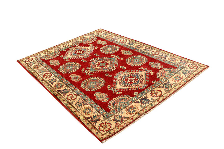 Firebrick Kazak 5' 1 x 6' 9 - No. 67631 - ALRUG Rug Store