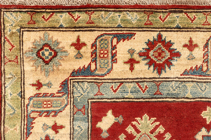Firebrick Kazak 5' 1 x 6' 8 - No. 67633 - ALRUG Rug Store