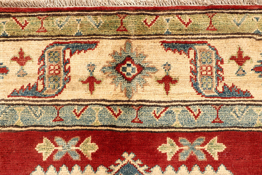 Firebrick Kazak 5' 1 x 6' 8 - No. 67633 - ALRUG Rug Store