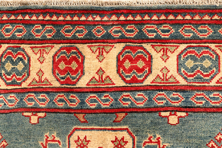 Cadet Blue Kazak 5' 1 x 6' 9 - No. 67634 - ALRUG Rug Store