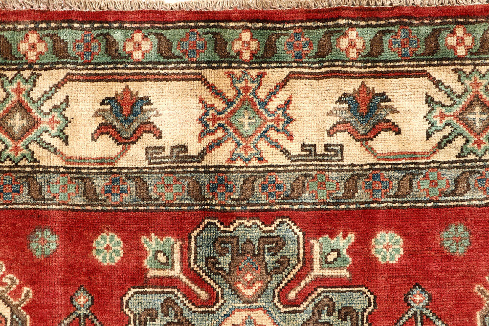 Firebrick Kazak 4' 11 x 6' 6 - No. 67635 - ALRUG Rug Store