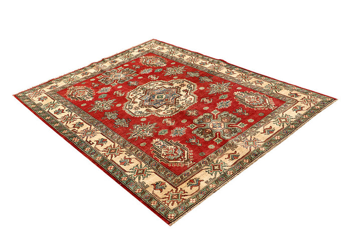 Firebrick Kazak 4' 11 x 6' 6 - No. 67635 - ALRUG Rug Store