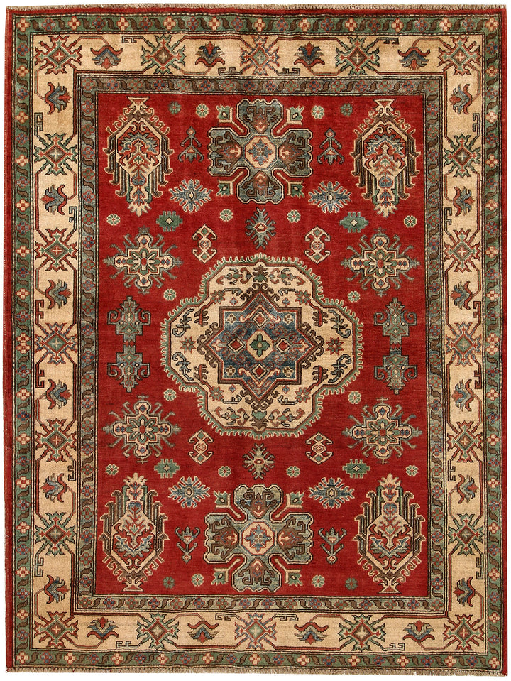 Firebrick Kazak 4' 11 x 6' 6 - No. 67635 - ALRUG Rug Store
