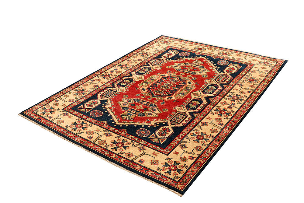 Firebrick Kazak 4' 11 x 6' 6 - No. 67636 - ALRUG Rug Store