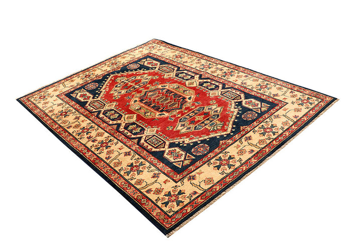 Firebrick Kazak 4' 11 x 6' 6 - No. 67636 - ALRUG Rug Store