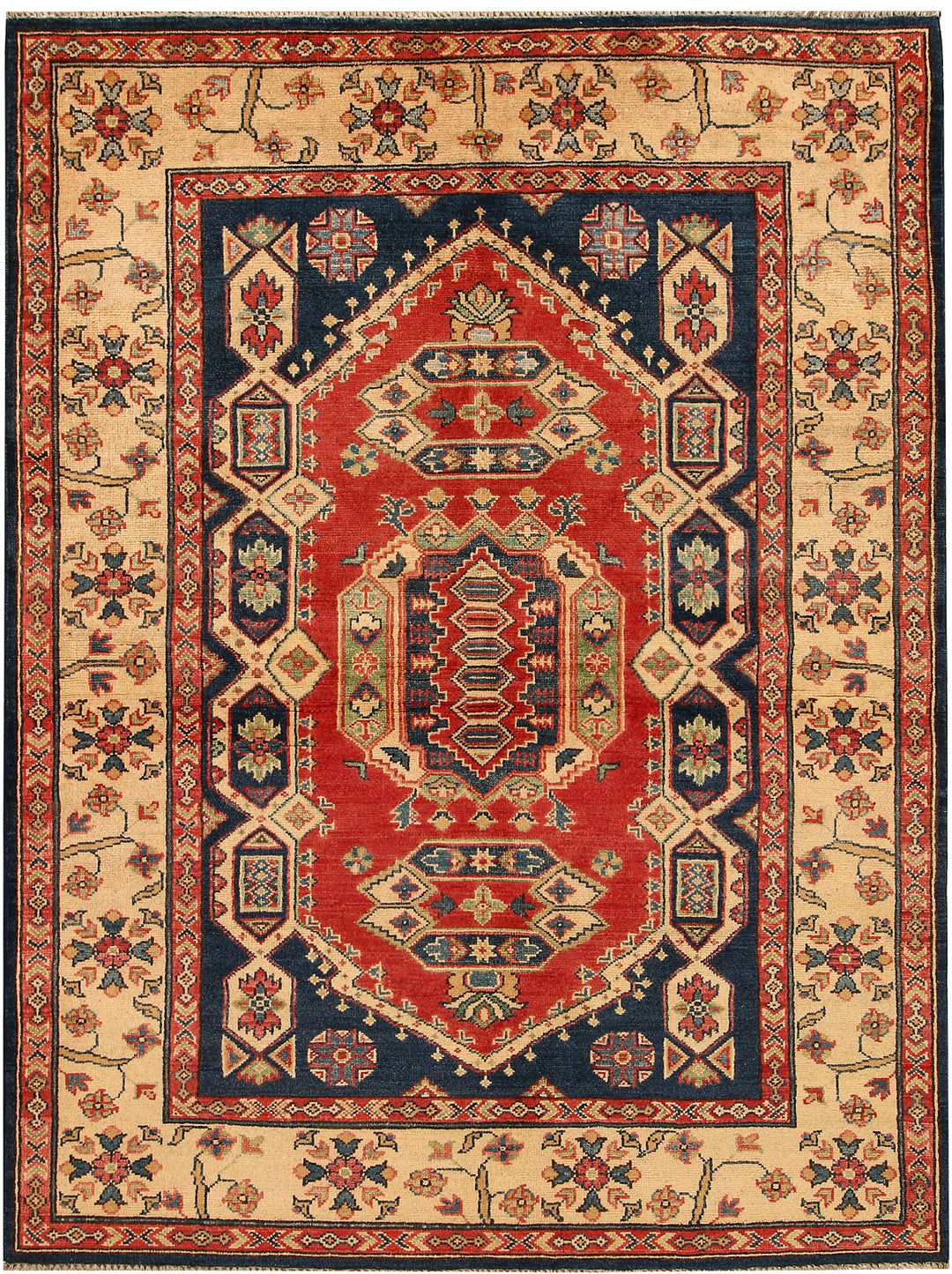 Firebrick Kazak 4' 11 x 6' 6 - No. 67636 - ALRUG Rug Store
