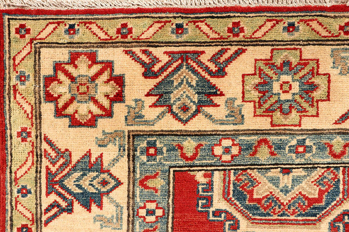 Firebrick Kazak 5' 1 x 7' 3 - No. 67637 - ALRUG Rug Store