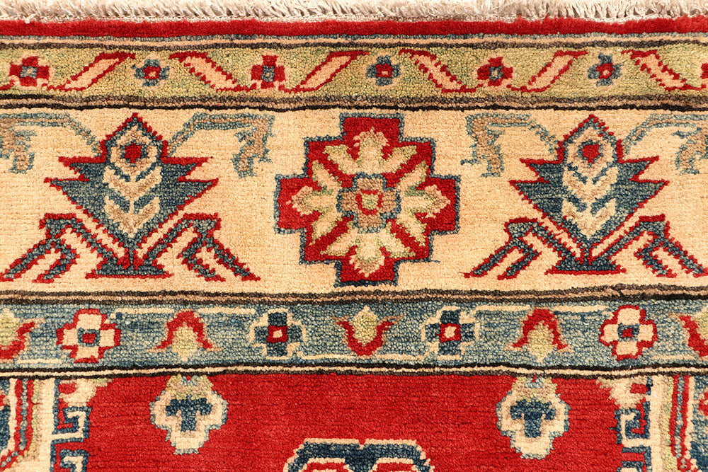 Firebrick Kazak 5' 1 x 7' 3 - No. 67637 - ALRUG Rug Store